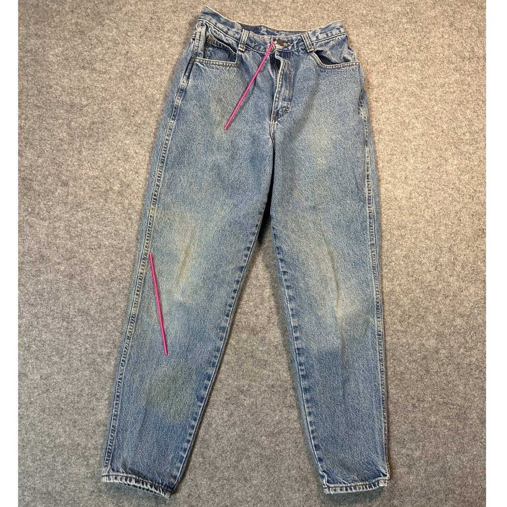 Gitano P.S. Gitano High Waisted Jeans 10 Medium Wash Tapered Leg Cotton Denim